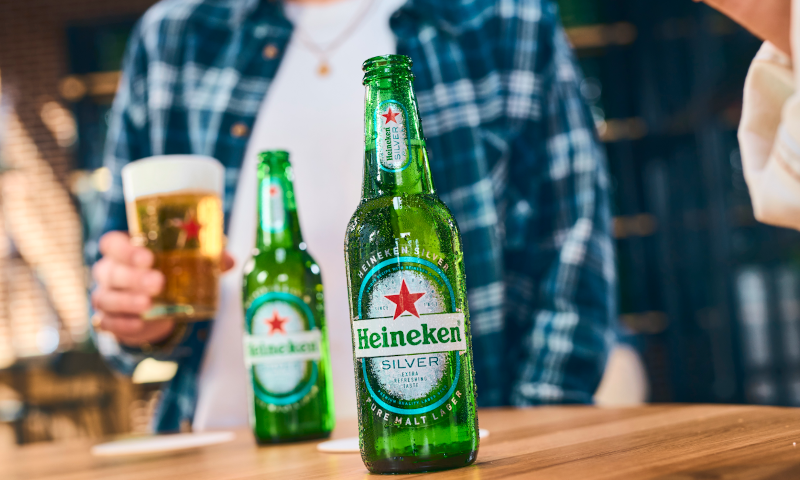 Heineken Silver flesjes in de horeca